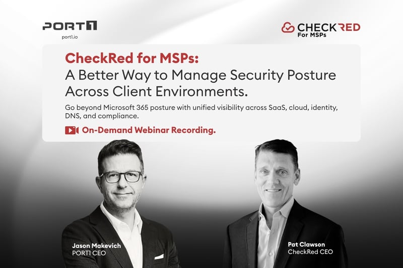 CheckRed for MSPs Webinar